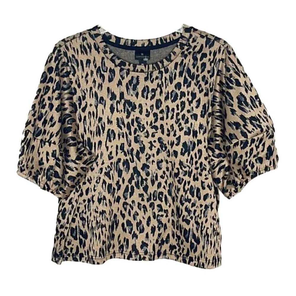 ❤️ 🆕 WORTHINGTON Cheetah Print Top Size XL